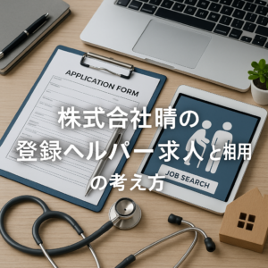 株式会社晴の登録ヘルパー求人と採用の考え方【2026年】